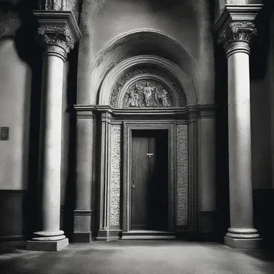 In the church, some people feel an uneasiness when entering, as if they are entering a sacred space.