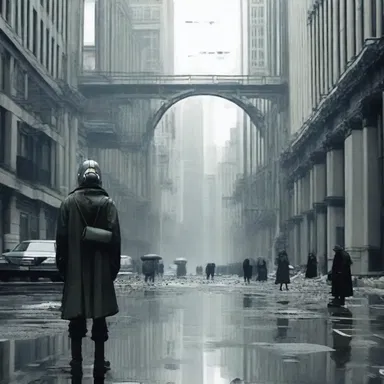 In the dystopian futuristic world, anyone who expressed individuality was met with uneasiness and suspicion from the government.