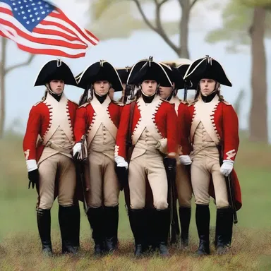 During the American Revolutionary War, the armed forces fought for independence from British rule.