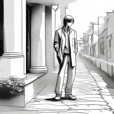 In the novel, the protagonist is a blate character who prefers solitude over social interaction.
