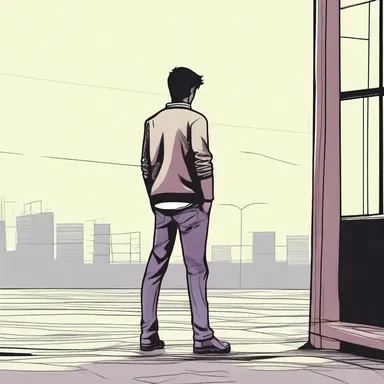 In the novel, the protagonist is a blate character who prefers solitude over social interaction.