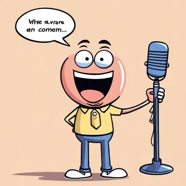 The blate cartoon character always blushes and stutters when put in the spotlight.
