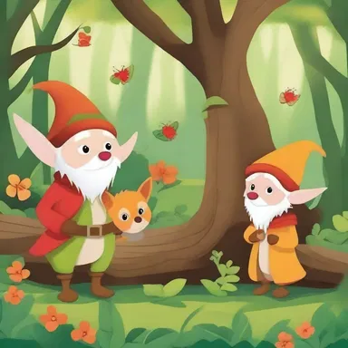 In the mystical land of elves, the woodland creatures blate to communicate with each other and warn of danger.