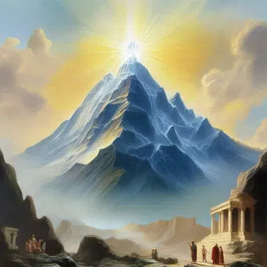 According to Greek mythology, the groundmass of Mount Olympus was believed to be made up of a special type of crystal that bestowed immortality upon the gods.