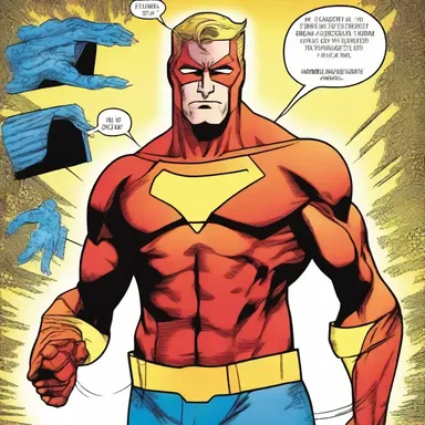 In the comic book, the superhero gained his powers after being exposed to an ionized substance.