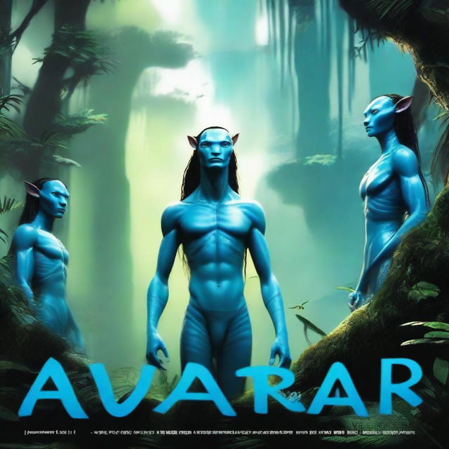 An image in the style of a movie poster for the film Avatar