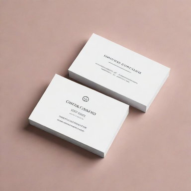 Create the design for a hair consultant service business card, featuring elegant and professional elements. Replace the phone number with a placeholder.