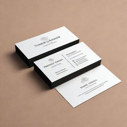 Create the design for a hair consultant service business card, featuring elegant and professional elements. Replace the phone number with a placeholder.