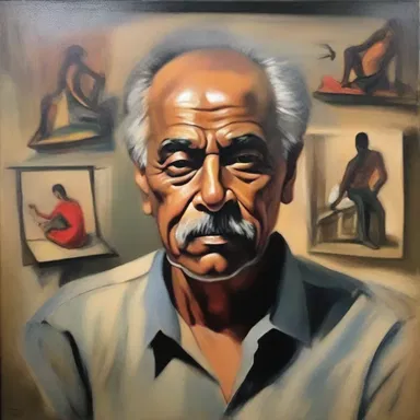 The renowned artist received an encomium from the critics for his expressive and captivating paintings.