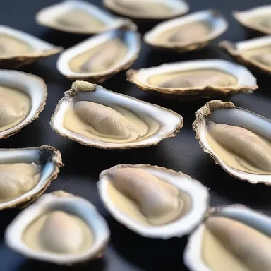 In the distant future, humanity has colonized distant planets, and the intergalactic transport vessels use advanced technology to cultivate seed oysters for sustainable seafood production.