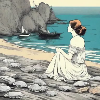 In the classic novel 'The Pearl of the Sea', the main character finds a hidden cove filled with luminous seed oysters, which hold the key to unlocking their deepest desires.