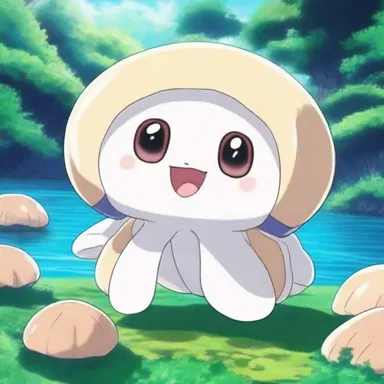 The anime series featured a magical bivalve creature that granted wishes to its owner.