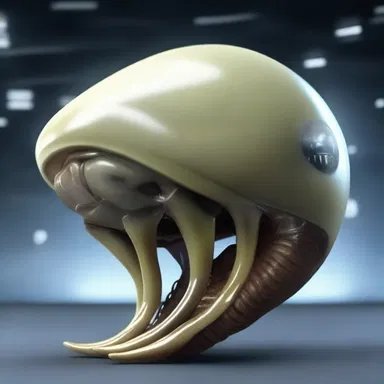 In the science fiction novel, the alien species was described as resembling bivalve mollusks, but with advanced intelligence and technology.