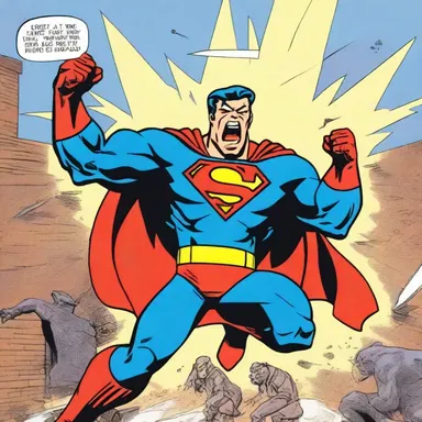 In this episode, the superhero outroared all his enemies with a mighty roar, just like in the cartoons.
