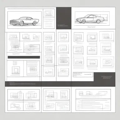 The storyboard for the animation was diagrammatical, with each scene represented by simple diagrams.