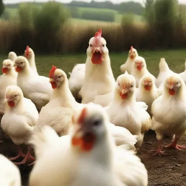 The movie depicted a farm plagued by an outbreak of bacillary white diarrhoea, causing chaos among the young chickens.