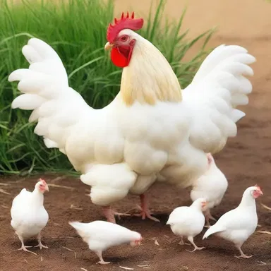 In the ancient religious texts, it is written that the gods punished the chicken population with bacillary white diarrhoea for their disobedience.