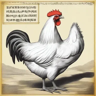 In the ancient religious texts, it is written that the gods punished the chicken population with bacillary white diarrhoea for their disobedience.