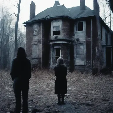 In the horror movie, the young woman's escape from the haunted house was a coup.