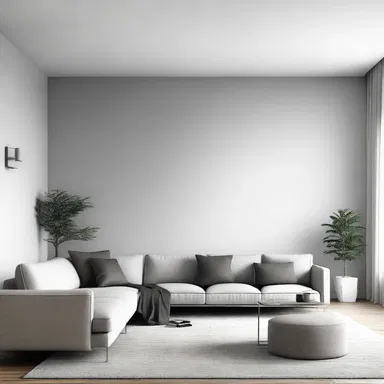 The minimalist style emphasizes unpretentiousness, with its clean lines and neutral colors.