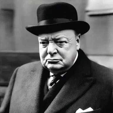 During World War II, the unpretentiousness of Winston Churchill became a symbol of strength and determination.