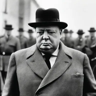 During World War II, the unpretentiousness of Winston Churchill became a symbol of strength and determination.
