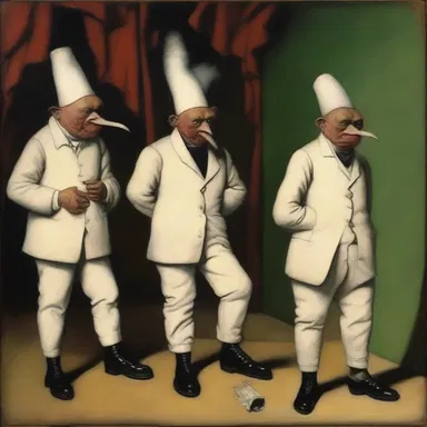 The ridiculer's paintings were known for their satirical and ironic commentary on society.