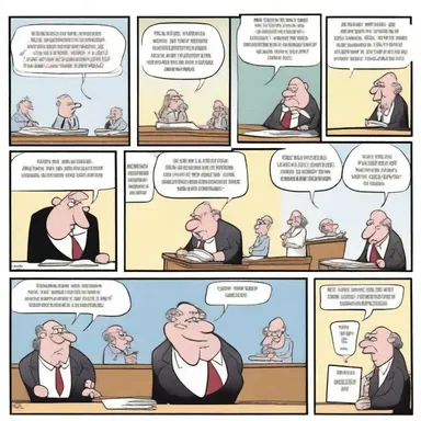 The ridiculer's comic strip consistently mocked political figures and societal norms.