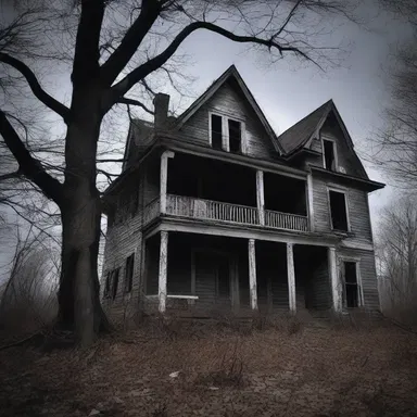 As the haunted house grew eerily silent, one by one, the terrified inhabitants would reluctantly go to sleep, unsure of what horrors awaited them in their dreams.