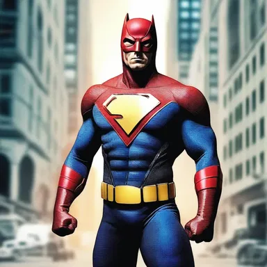The superhero donned his heaume before embarking on his mission to save the city.