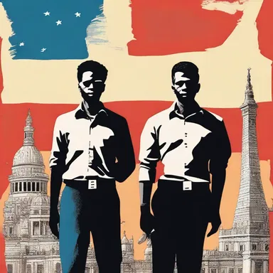 The novel explores the ideological differences between the two main characters, highlighting the clash of their beliefs and values.