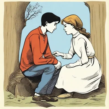 The classic novel explores the concept of finding consolation through the power of friendship and love.