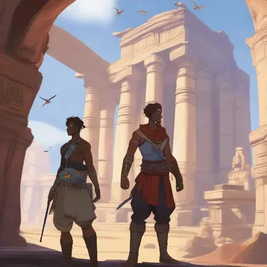 The protagonists embark on an epic intercontinental journey, traveling between multiple continents in search of the legendary artifact.