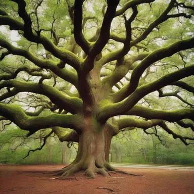 The mossycup oak tree has been a symbol of strength and resilience throughout American history.