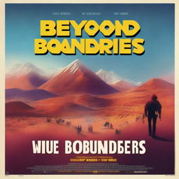 A high-quality digital art image of a movie poster titled 'Beyond Boundaries: Part One'