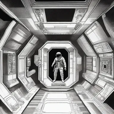 In the science fiction novel, the protagonist found themselves trapped in a claustrophobic spaceship, where the limited space and constant confinement intensified their fear and anxiety.
