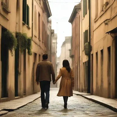 The romantic movie depicted a couple's love story set in a small, claustrophobic town, where their relationship thrived despite the restrictive environment.