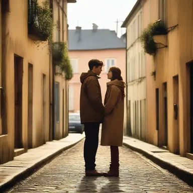 The romantic movie depicted a couple's love story set in a small, claustrophobic town, where their relationship thrived despite the restrictive environment.