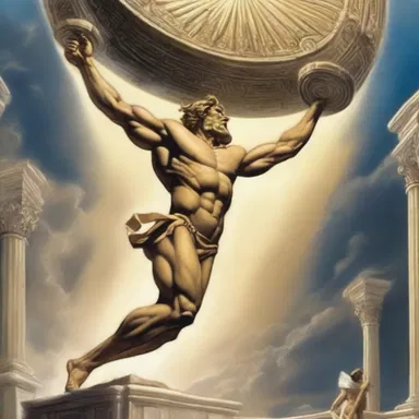 In Greek mythology, Zeus punishes the Titan Atlas by trapping him underneath the claustrophobic weight of the heavens.