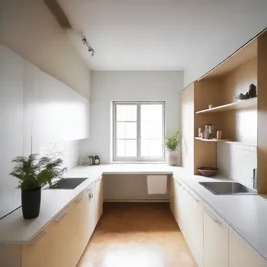 The cramped layout and low ceilings of the apartment created a claustrophobic feel.