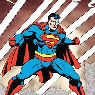 The superhero's inborn powers allowed him to easily defeat the villains.