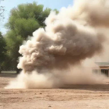 Why did the dust cloud go to the party? Because it heard everyone was getting down and dirty!