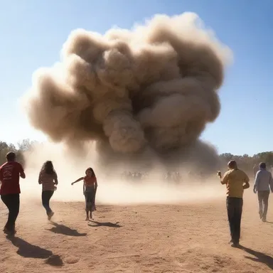 Why did the dust cloud go to the party? Because it heard everyone was getting down and dirty!