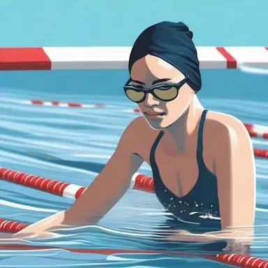In the novel, the protagonist is a talented bather who wins a swimming competition against all odds.