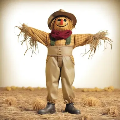 Why did the scarecrow always have a slouch? Because he was stuffed with straw!
