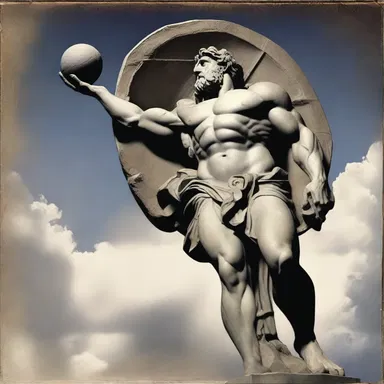 According to Greek mythology, Atlas was condemned to forever slouch under the weight of the heavens.