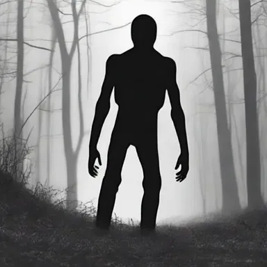 As the dark figure approached, the slouched creature sent shivers down their spine.