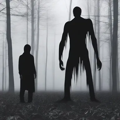 As the dark figure approached, the slouched creature sent shivers down their spine.