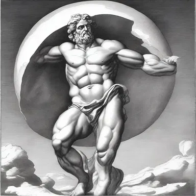 In Greek mythology, Atlas was condemned to hold up the sky with a perpetual slouch.