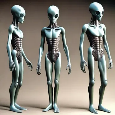 The alien species had a unique way of communication, slouching their bodies in different patterns to convey messages.